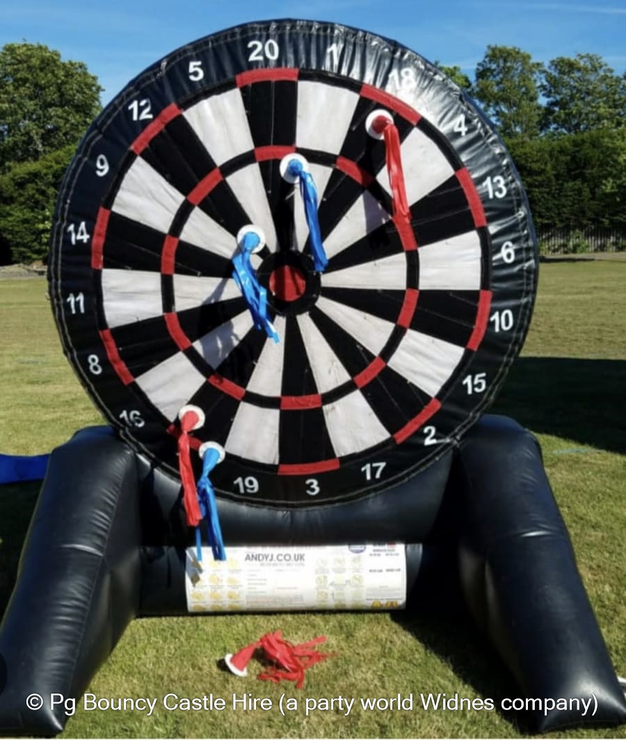 Giant Inflatable Dart Board! Best Leisure equipment rental and
